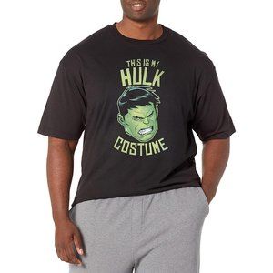 Marvel Big & Tall Classic Hulk Costume Men's Tops Short Sleeve Tee Shirt